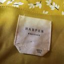 Harper  gold floral wrap mini dress Photo 1