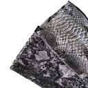 Rebecca Taylor  Womens Pull Up Snake Print Pants Black Grey Size 2 Photo 9