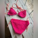 Victoria's Secret Victoria secret hot pink lace bikini set Photo 3