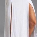 BB Dakota  Front Slits Maxi Skirt Womens size 6 Optic White Maxi Long Slip Photo 0