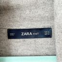 ZARA  Knit Open Front Cardigan Coat Coatigan Sz M Photo 2