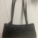 Kenneth Cole  Black Leather  Mini Flap Shoulder Bag Purse Evening Baguette Clutch Photo 0