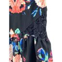 Xhilaration   Women's Black Floral Long Sleeve V-neck Dress size XXL NWT Romantic Photo 9