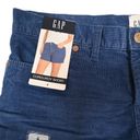 Gap  Womens 4 Frayed Hem Corduroy Short in Ocean Blue NEW Photo 2