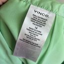 Vince  Womans Size 14 Green 100% SILK pleated High Rise Culotte Shorts Photo 6