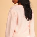 Petal Lulu’s  Warmed Up Blush Flower Stitch Sweater Photo 1