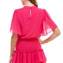 TCEC | Butterfly Sleeve Dress | Magenta | S | CD01775 | Sample Sale Photo 4