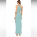 Michael Costello  X revolve decked maxi dress in teal Photo 3