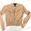 August Silk Silk cardigan light golden yellow Photo 1