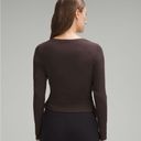 Lululemon  Espresso Side-Cinch Ribbed Cardigan NWOT Photo 5