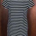 Old Navy 🛍 4/$20  Black White Striped Summer Dress L Photo 0