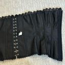 Frederick's of Hollywood VTG Y2K Frederick’s of Hollywood Dream Corset black lace floral jacquard satin Photo 8