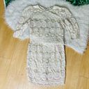 Purple Rain crotchet style boho / bohemian ivory color summer dress western Tan Size undefined Photo 3