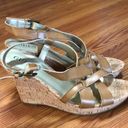 Guess  Brown Strappy Cork Wedge Sandals S8 Photo 4