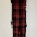 Anthropologie ‎ Ett Twa Jumpsuit 4 Petite Wide Leg Red Black Check Lace Up Sides Photo 1