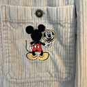 Disney Vtg 90’s  Store Corduroy Neutral Cream Oversized Mickey Mouse Shirt size L Photo 1