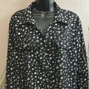 kim rogers #172 , long sleeve collar shirt/blouse size L Photo 1