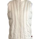 Woolrich Cream Lined Puffer Vest Quilted Outdoor Lined Women's Size Small S Photo 10