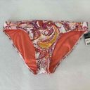 Ralph Lauren  Bikini Bottom Womens Orange Paisley Swimwear Size10 Photo 0