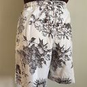 Brown and Cream Chinoiserie Printed Skort Size M Photo 3