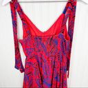 Alexis  for Target Tropical Leaf Tie Shoulder Strap Asymmetric Dress Size XXS Photo 6