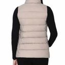 Nicole Miller  Original Vest Quilted Lightweight Size Small Cream Beige NWT Photo 3