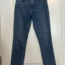 Reformation  Julia Crop High Cigarette Jean in Baltic Wash Photo 5