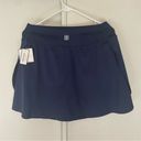 Laundry by Shelli Segal Skort L Navy Blue Built-in Pocket Women's Photo 1