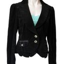 White House | Black Market  Corduroy Black Blazer,  Sz 10 Photo 2