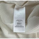 Artizia TNA Shirt Womens Large Cream Thermal Waffle Knit Relaxed Neutral Minimal Photo 6