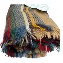 infinity Funky Monkey Women’s Plaid Fall Winter Blanket  Scarf‎ Wrap Tan Red New​ Photo 2