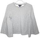 Banana Republic  Grey Bell-Sleeve Couture Sweatshirt size XS Photo 18