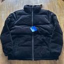 Levi's  Ladies' Corduroy Puffer Jacket Sz L Black Brand New Photo 0