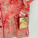 REEF Tahiti  Club Tropical Print Blouse Camp Shirt Women's Size 14 Photo 5