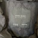 ZARA Black Lightweight Rain Jacket Photo 4