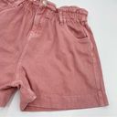 idem Ditto  Jean Shorts Paper Bag Cotton Women Size Large Brownish Pink Denim Photo 4