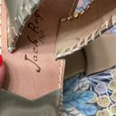 Jack Rogers  Strawberry Platinum Metallic Leather Flip Flop Sandals Shoes Photo 3