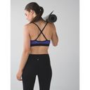 Lululemon  Hold Your Om Bra II Heathered Iris Flower Size XXS Photo 3