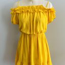 Jessica Simpson Strappy Off the Shoulder Ruffle Summer Dress- Size Small Photo 0