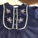 Carole Hochman  navy blue night gown sz small Photo 1