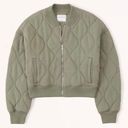 Abercrombie & Fitch Quilted Bomber Jacket Photo 3