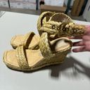 Dolce Vita Aldona Wedge size 10 in Light Natural Raffia Tan Photo 3