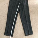 L.L.Bean  Women's Vintage Gray Wool Tweed High Waisted Trouser Pants Size 12 Tall Photo 7