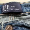 Gap Womens  Jean Shorts Size 16 EUC Photo 1