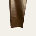 Ralph Lauren Ralph  Vintage Metallic Bronze Leather High Rise Flare Pants 6 Photo 7