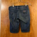 Hudson Jeans HUDSON KNEE BERMUDA WOMENS DENIM BLUE JEAN SHORTS SIZE 27 Photo 3