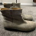 Birkenstock  Suede Leather Zip Booties Size 37 Photo 0