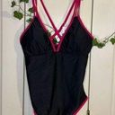 One Piece Black hot pink  swim Photo 0