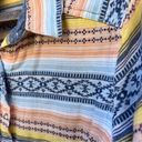 Ariat  Spotlight Shirt Serape Jacquard Southwestern Pastel Stripe Button Up MED Photo 2