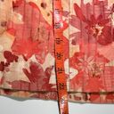 Coldwater Creek  Jacket Fall Leaf Print Orange Tan Blazer Jacket NWOT S Small Photo 6